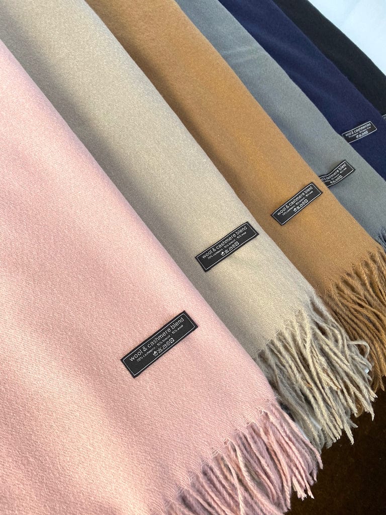 Andcopenhagen Accessories Andcopenhagen - Cashmere Tørklæde - Dark coffee (BEMÆRK PREORDER)