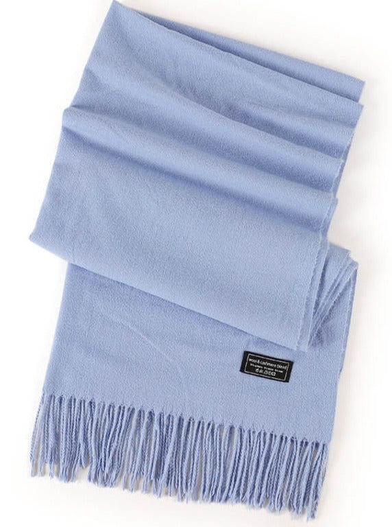 Andcopenhagen Accessories Andcopenhagen - Cashmere Tørklæde - Light Blue