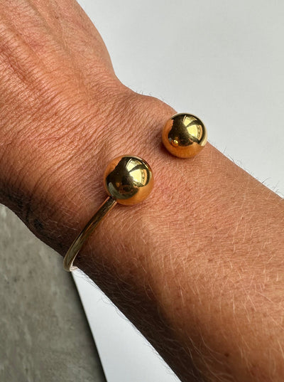 Andcopenhagen Smykker Andcopenhagen - Dina Bangle Armbånd - 18 karat guldbelagt sterlingsølv