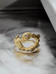 Andcopenhagen - Ring - 18 carat gold plated 925 sterling silver - Jacque