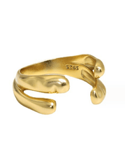 Andcopenhagen - Ring - 18 carat gold plated 925 sterling silver - Lula