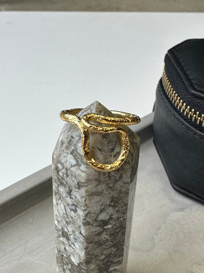 Andcopenhagen Smykker Andcopenhagen Mathilda Ring - 18 karat guldbelagt sterlingsølv - guld