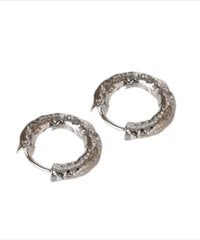 Andcopenhagen - Earrings hoops - 925 sterling silver - Nina chunky