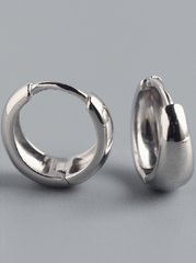 Andcopenhagen - Earrings - 925 sterling silver - Small chunky hoops