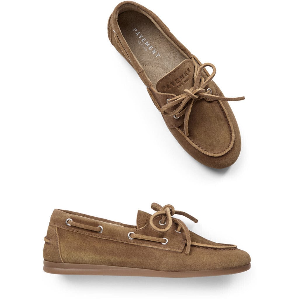 Pavement Sko Ballerina Loafers - Taupe Suede - Marin - Pavement (Bemærk preorder)