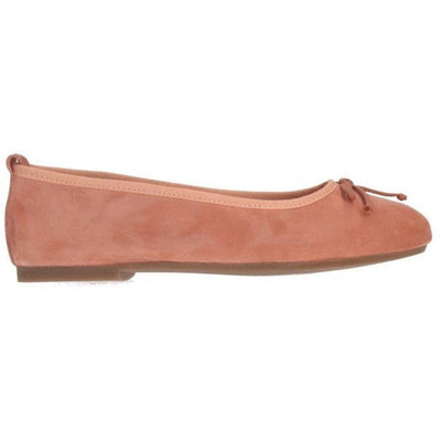 Pavement Sko Ballerina peach Suede - Pavement Lucy Lu