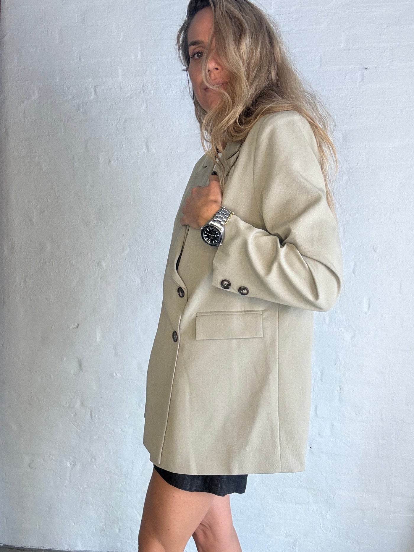 Sassy Copenhagen Overdele Blazer - Sand - Daphne - Sassy Copenhagen