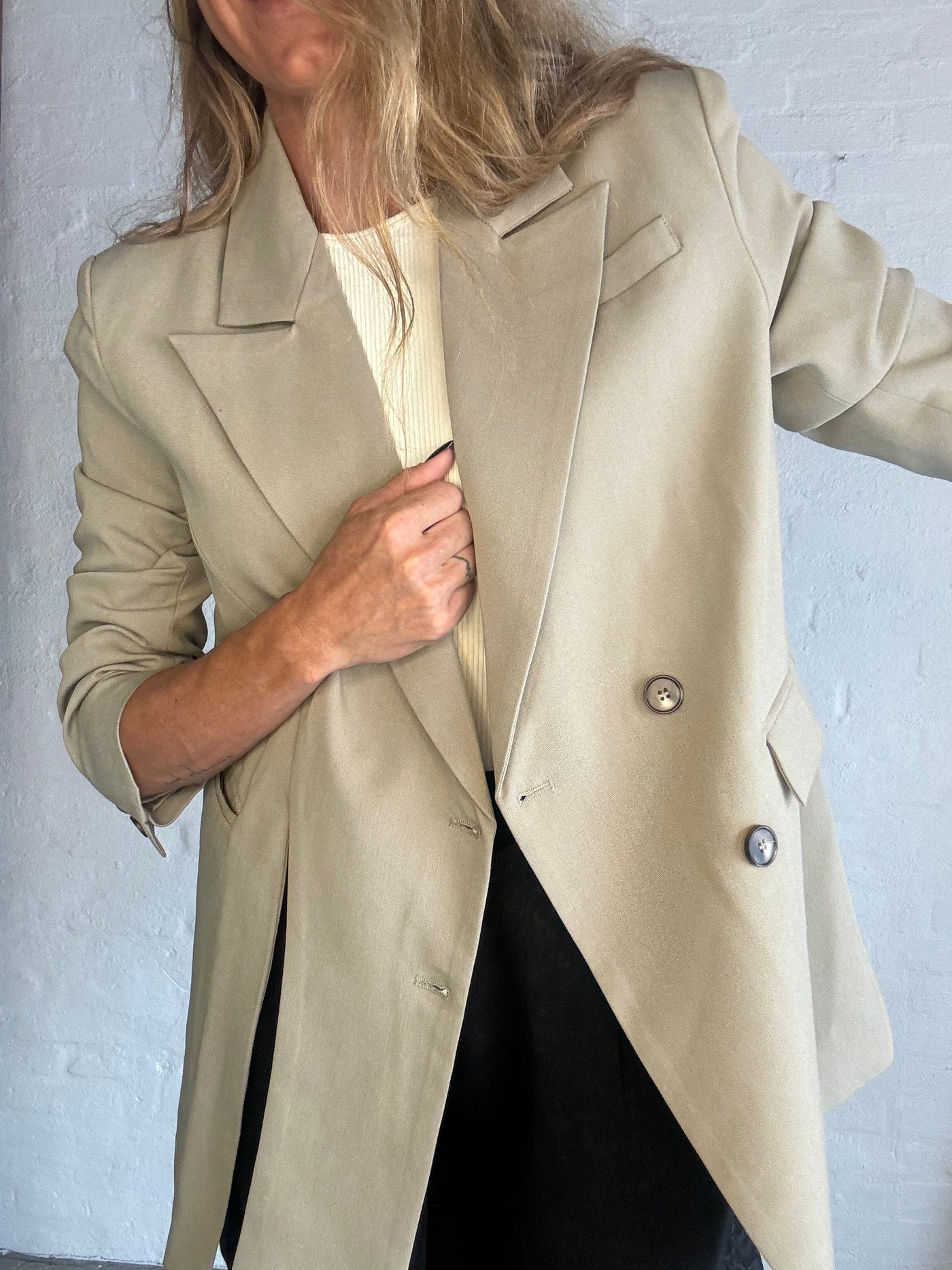 Sassy Copenhagen Overdele Blazer - Sand - Daphne - Sassy Copenhagen