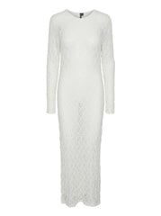 Lace dress - White Naya - Pieces X Ditte Estrup & Cille Fjord 