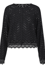 Lace shirt - Black - Narisma - Pieces