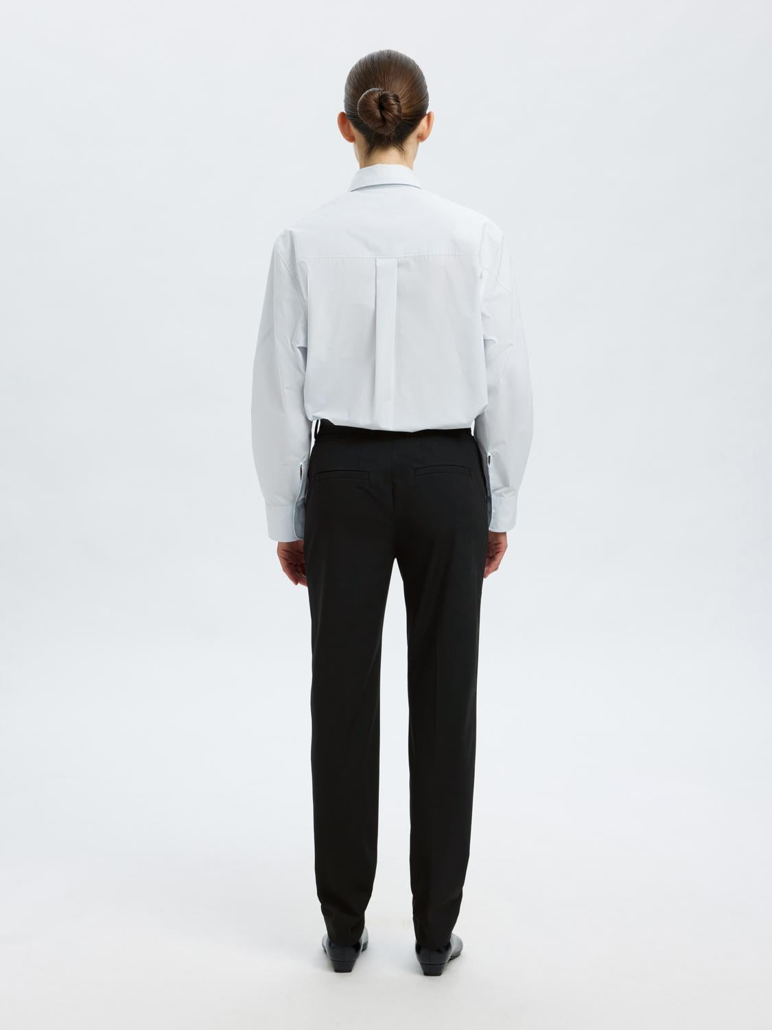 Selected Femme - Bukser - Black - Aila Tapered
