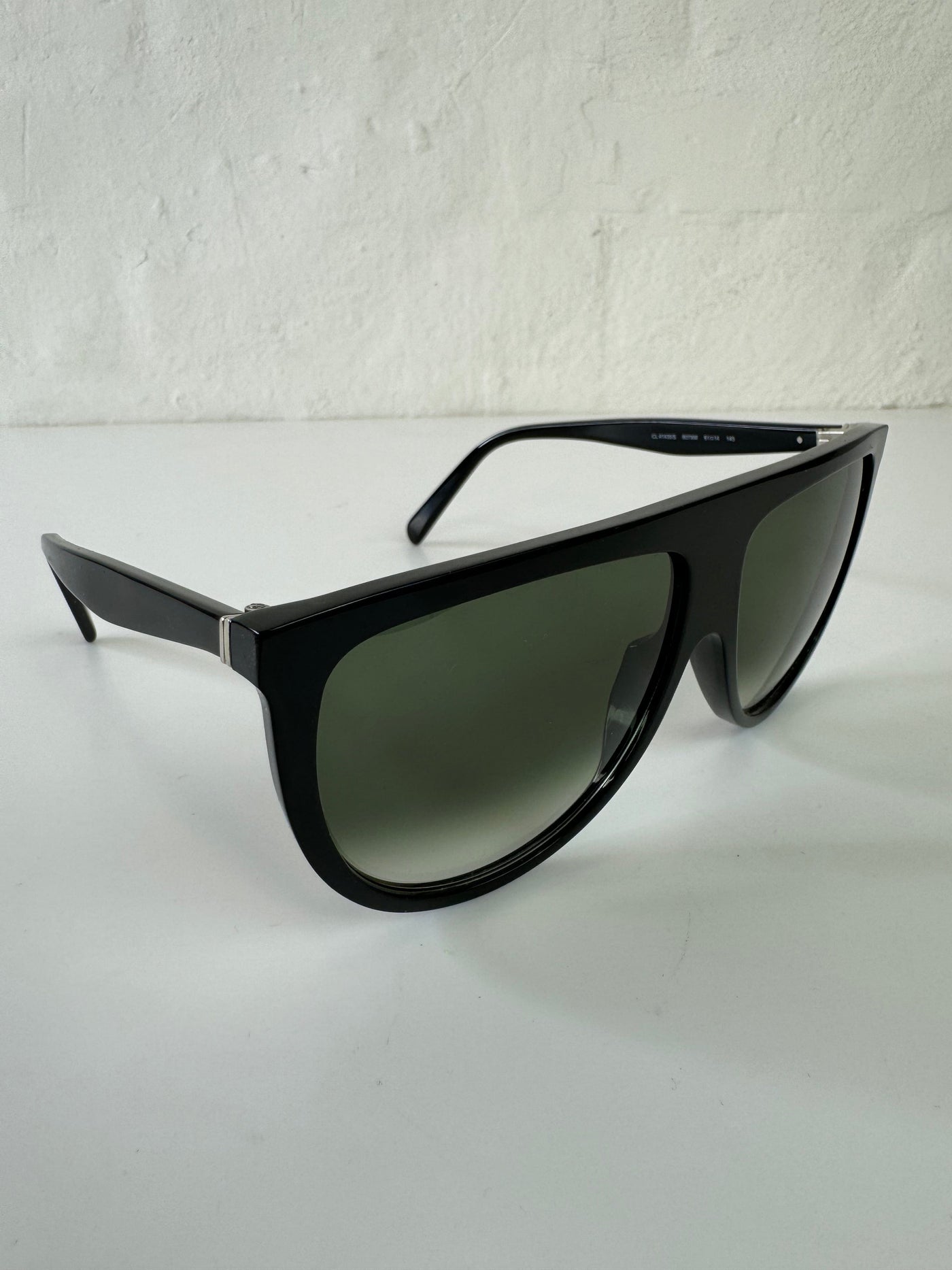 Celine Thin shadow Aviator sunglasses black second hand Stilkompagniet