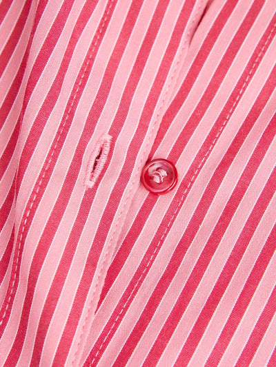 JJXX Overdele Cerise Stripes Skjorte - JJXX Jamie