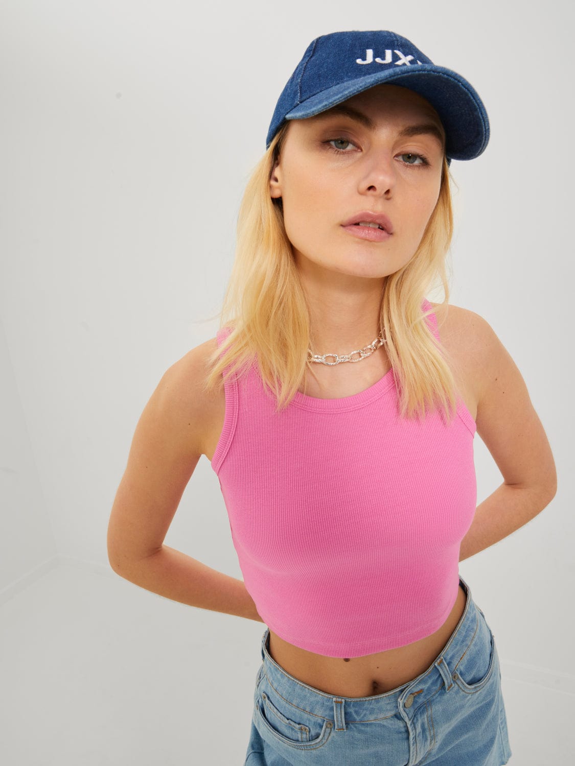 JJXX Overdele Crop top - Pink - Fallon - JJXX