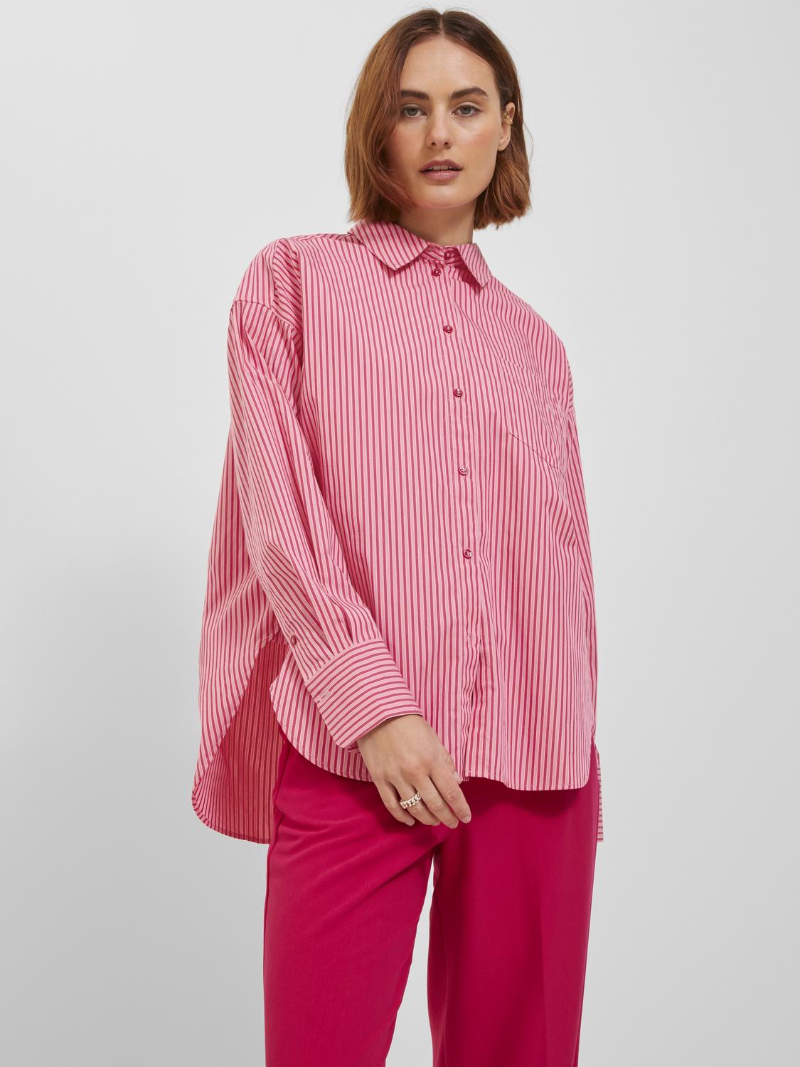 JJXX - Skjorte - Cerise Stripes Pink - Jamie