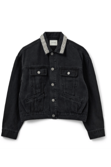 Sofie Schnoor Jakker Denim jakke - Black - QUINNSW/S243148 - Sofie Schnoor