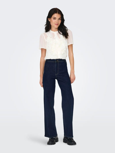 JDY Underdele Denim jeans - Dark blue denim - Vanessa HW - Jdy