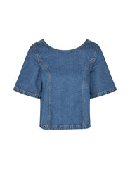 Denim Top - Ananea-G - Denim Blue - Global Funk