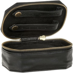 Depeche - Leather jewelery box Large in soft leather / 13040 - black