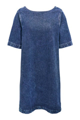 Only - Kjole - Dark blue denim - Gigi