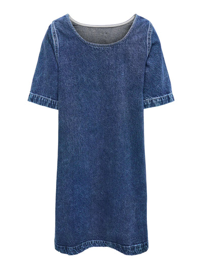 Only - Kjole - Dark blue denim - Gigi