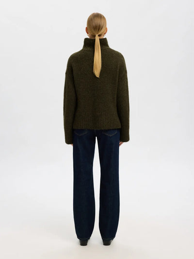 Selected Femme - Strik - Deep Depths - Gabriella High Neck