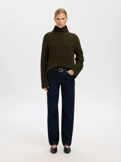 Selected Femme - Strik - Deep Depths - Gabriella High Neck