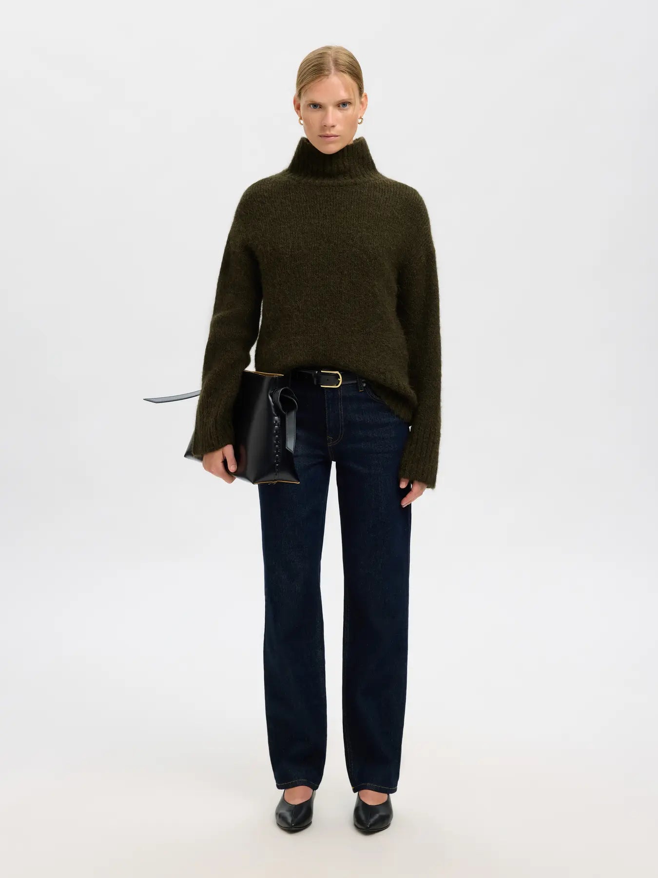 Selected Femme - Strik - Deep Depths - Gabriella High Neck