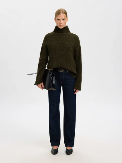 Selected Femme - Strik - Deep Depths - Gabriella High Neck