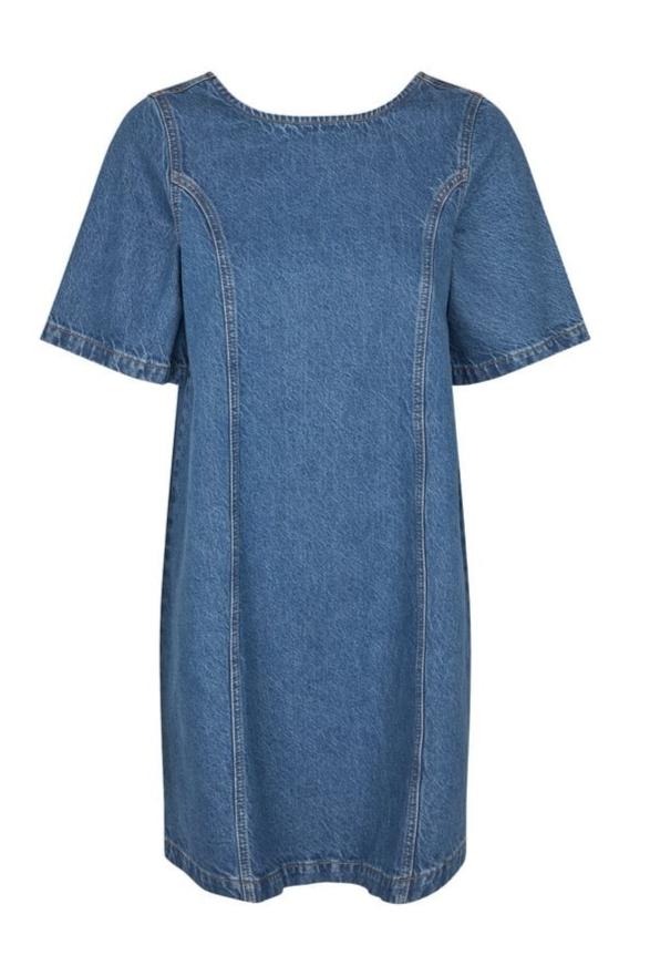 Two way Denim dress - Blue - Faunea-G - Global funk