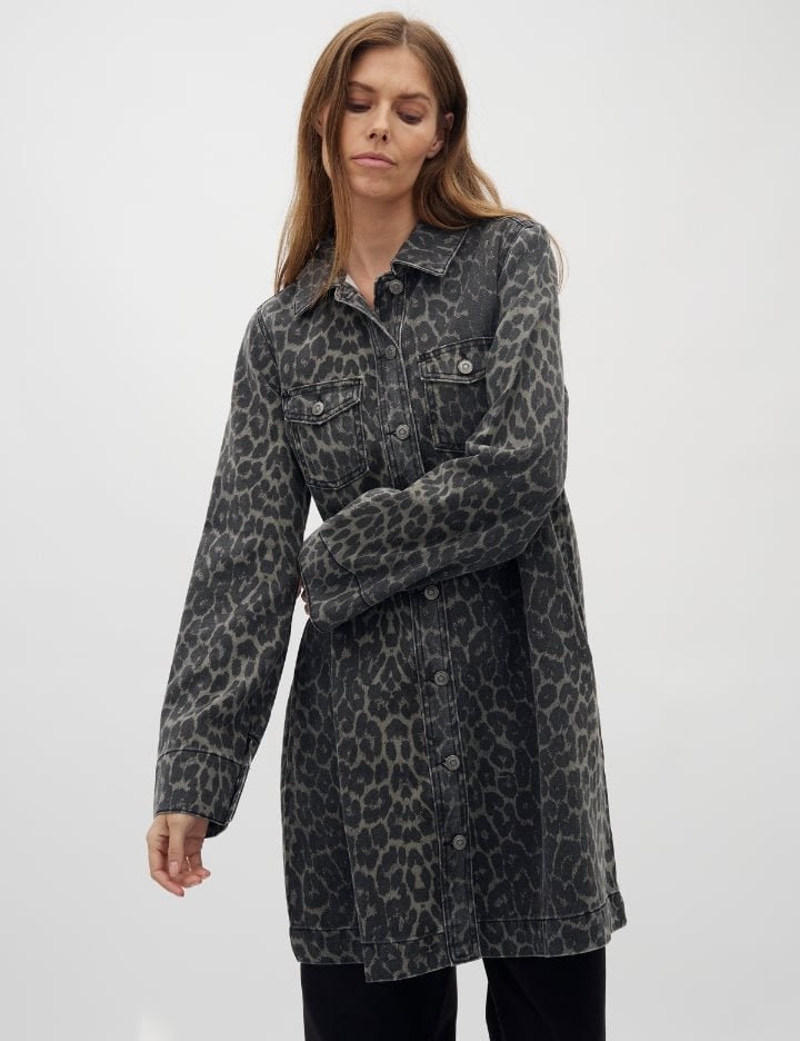 Global Funk - Leopard dress - Long sleeve Mira-G