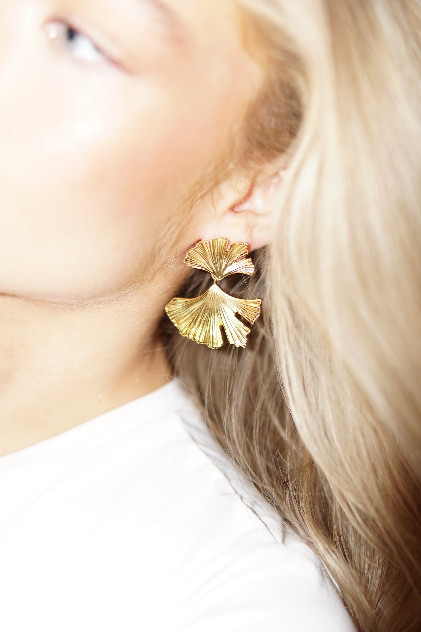 Andcopenhagen - Earrings - 18 carat gold plated brass - Julia