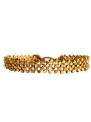 Handmade pearl bracelet - Peggy MAX PE10 - Gold - Ibu Jewels