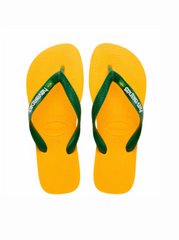 HAVAIANAS - Brasil Logo pop yellow  - Klipklapper sss