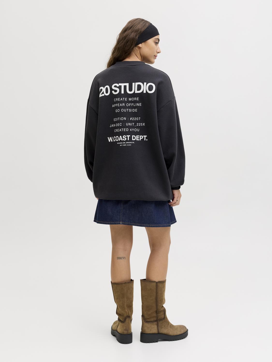 JJXX - Sweatshirt - Phantom Black - Sandra