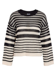 Holey knit - Black/White - Jola - Noisy may 