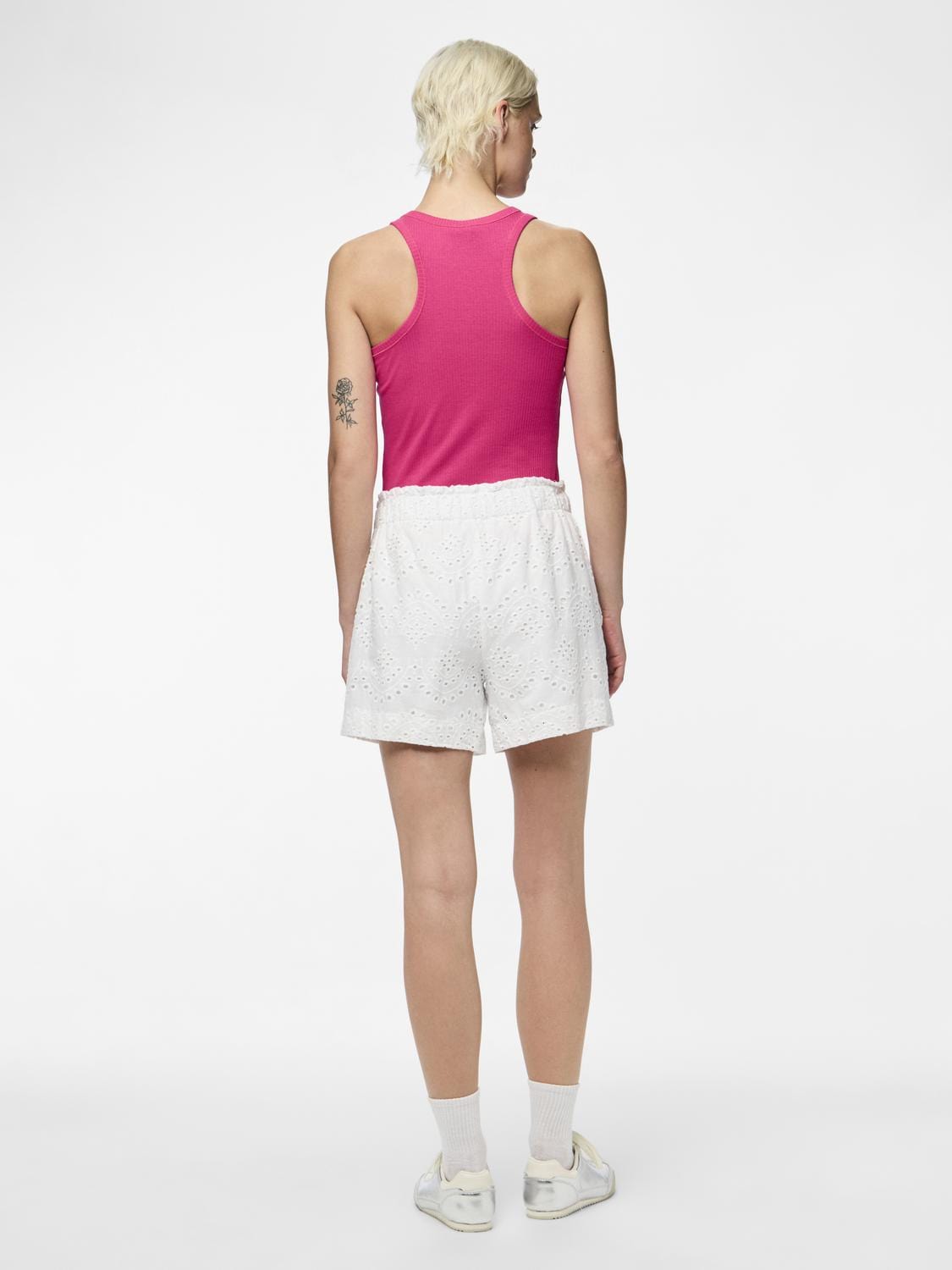 Pieces Underdele Hvid Blonde Shorts - Vilde - Pieces