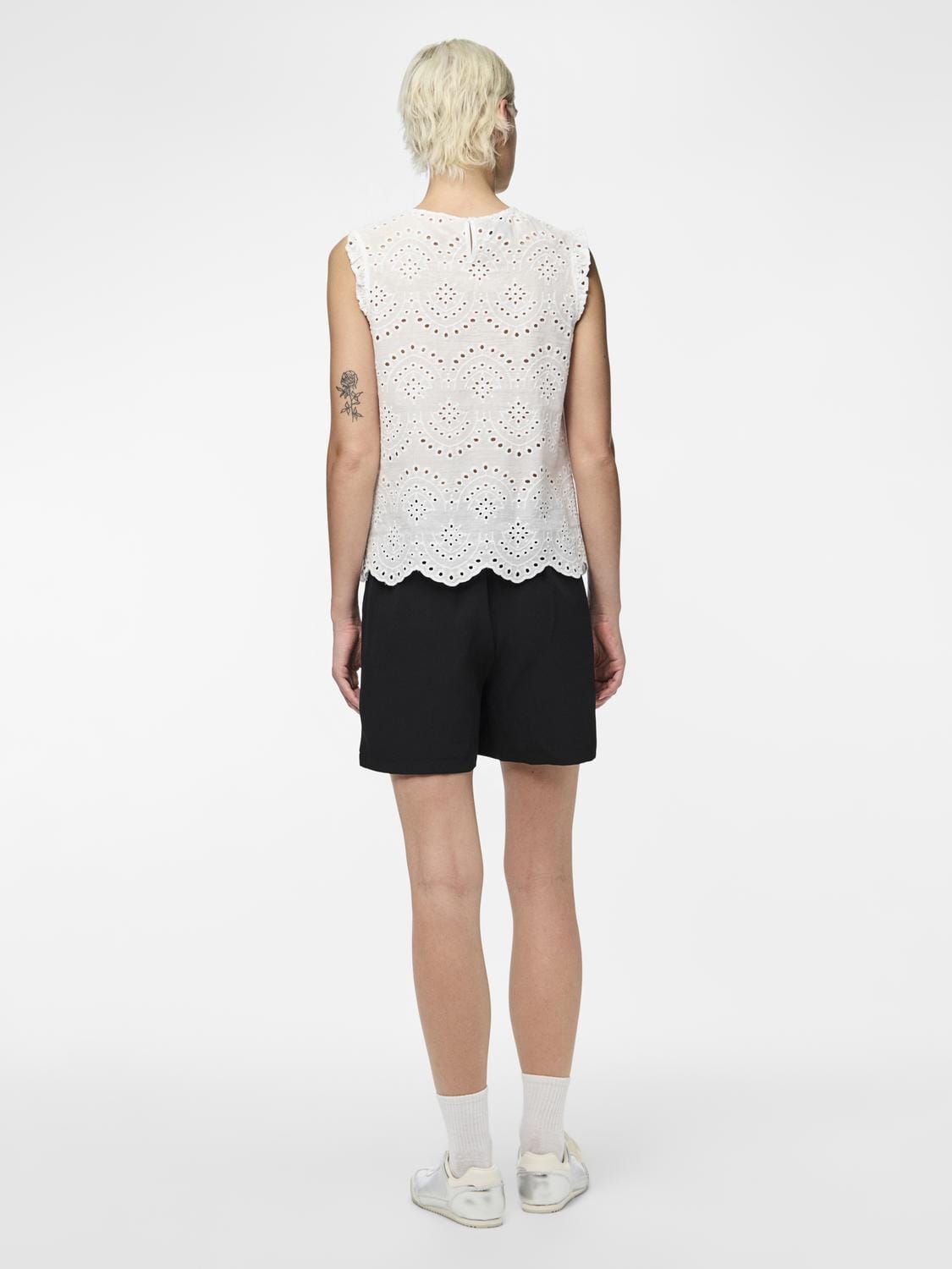 Pieces Overdele Hvid Blonde Top - Vilde - Pieces