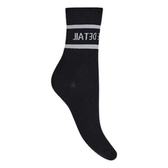 Hype The Detail - 21496 Logo Socks - Black with White