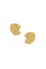 Anine Bing - Øreringe - Guld - Curved Shell Earrings