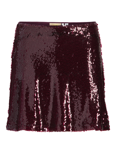 JJXX - Mini skirt - Bordeaux - Sia Tara Sequin