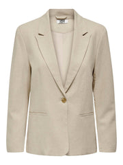 JDY - Say Linen Blazer Jacket - Beige