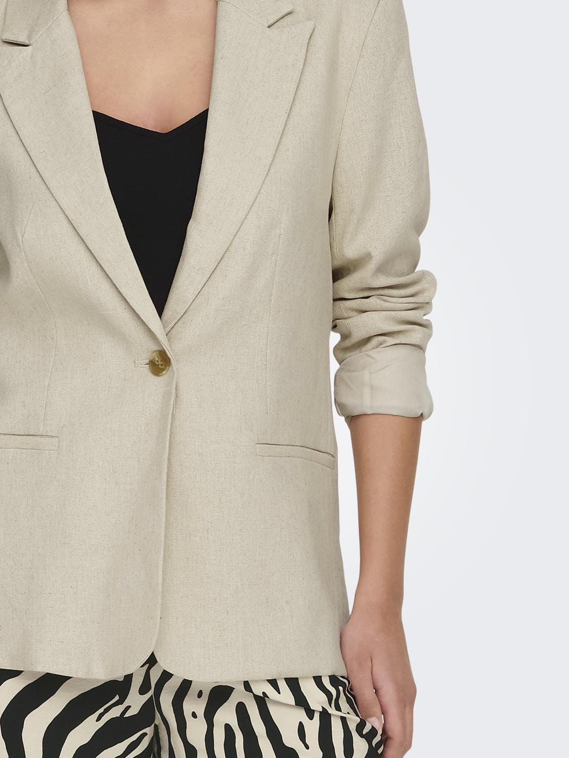 JDY Overdele JDY - Say Hør Blazer Jakke - Beige