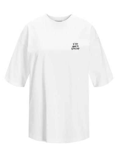 JJXX - Statement t-shirt - White - Millow