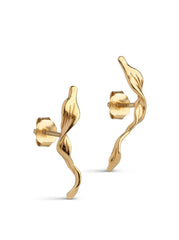 Juno - Gold earrings - Enamel