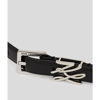 Black Logo Belt - Karl Lagerfeld