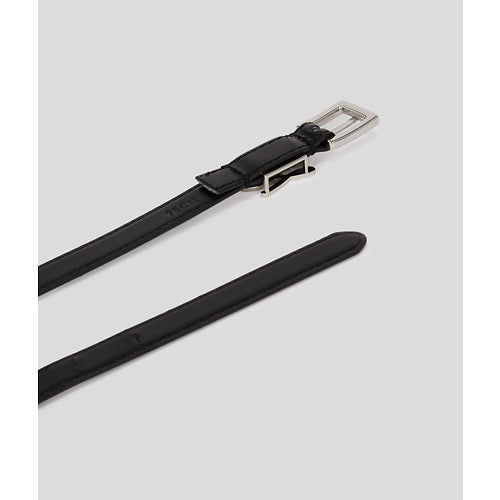 Black Logo Belt - Karl Lagerfeld