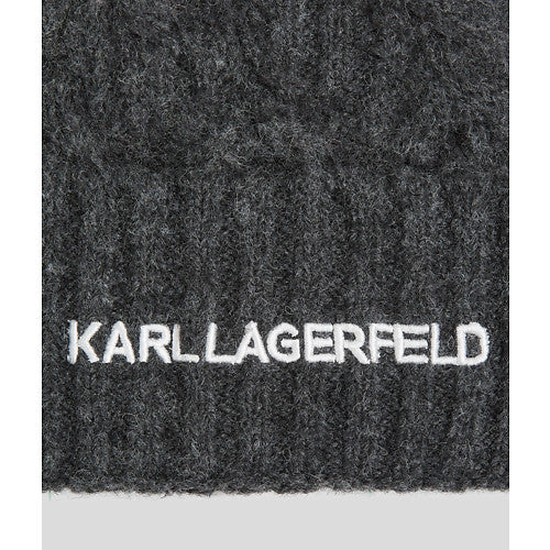 Karl Lagerfeld - Beanie - Black - ESSENTIAL BEANIE