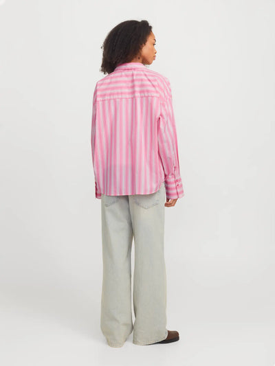 Cerise Stripes Pink Shirt - JJXX Jamie