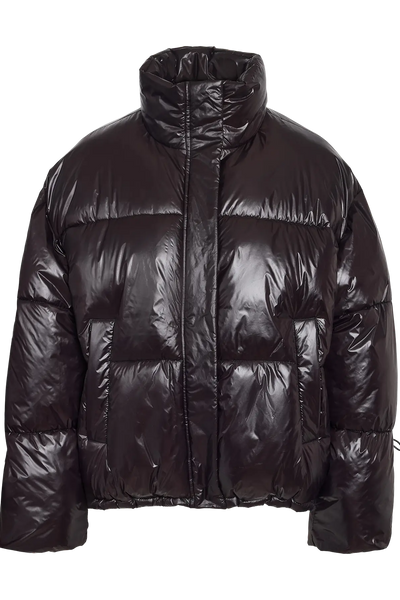 Noisy May - Puffer jakke - Black - Allie Shiny (PREORDER)